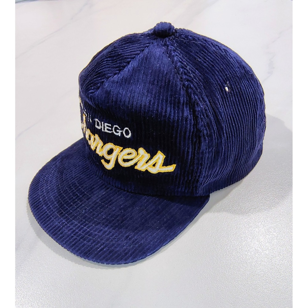 VINTAGE San Diego Chargers Hat Cap Mens Strap Back Sports Specialties The Cord